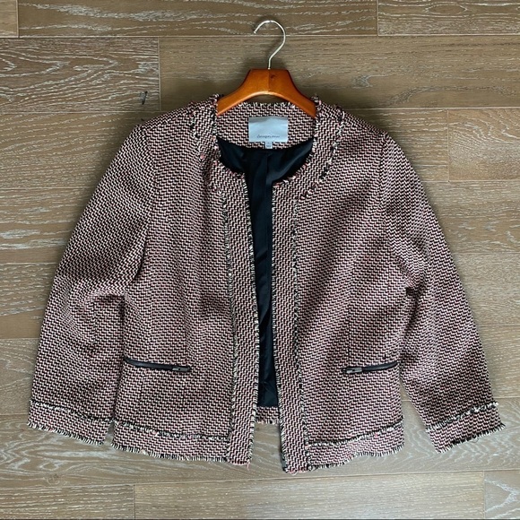 Classiques Entier Woven Tweed Blazer | Orange | L - Picture 1 of 9